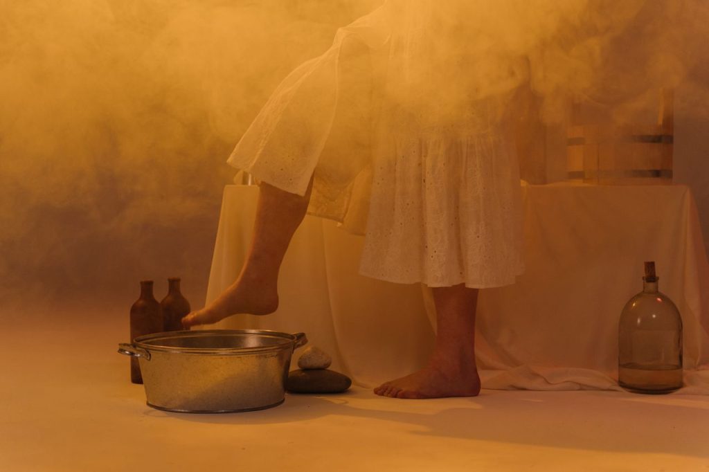 bain de pieds